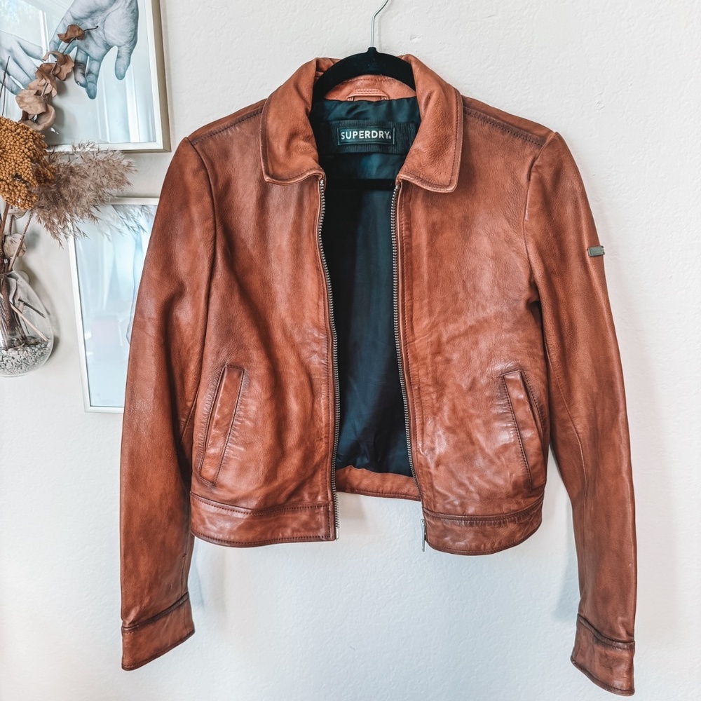 SuperDry Leather Jacket